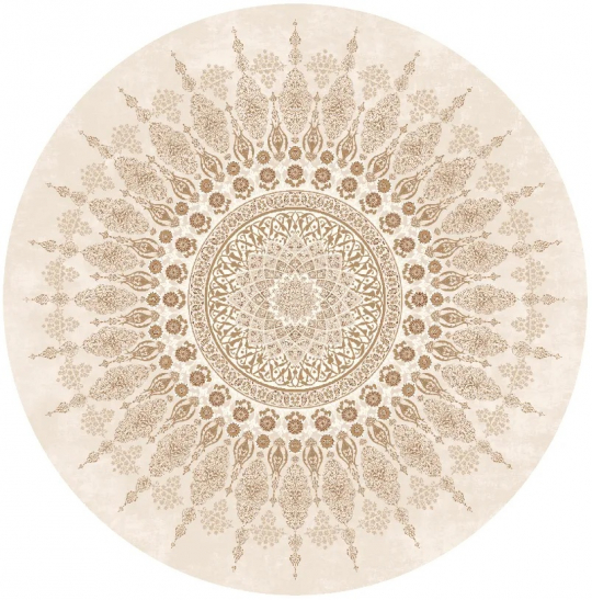 Rond tapijt 'Sandrigo' 290cm - Beige