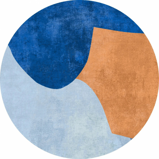 Rond kleed 'Lazio' 120cm - Blauw