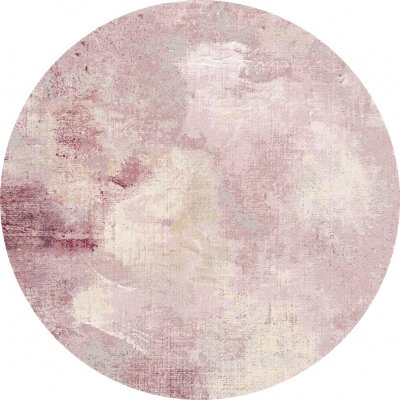 Rond tapijt 'Mogoro' 160cm - Roze