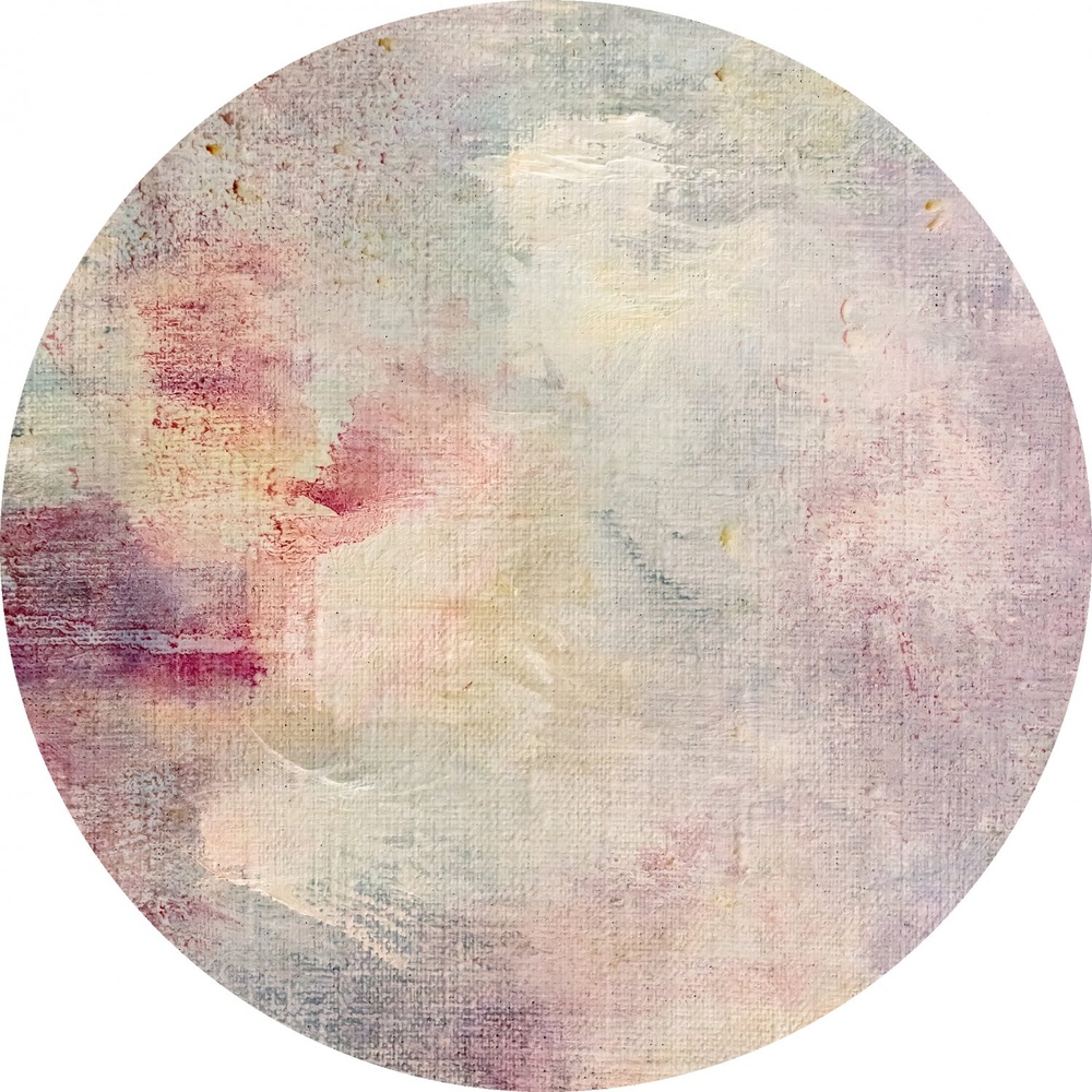Rond tapijt 'Mogoro' 240cm - Roze
