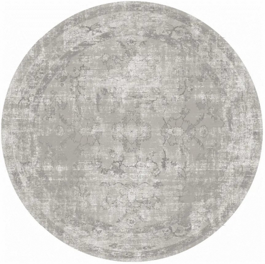 Rond tapijt 'Gombalia' 240cm - Grijs