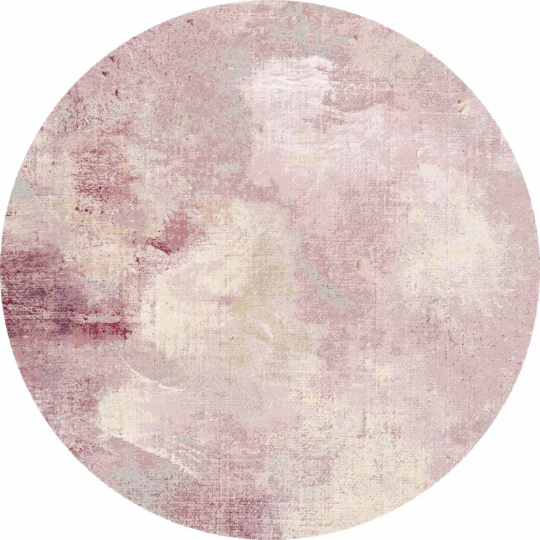 Ronde mat 'Mogoro' 120cm - Roze