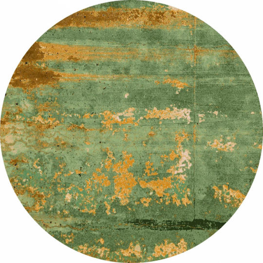 Ronde mat 'Domont' 290cm - Groen