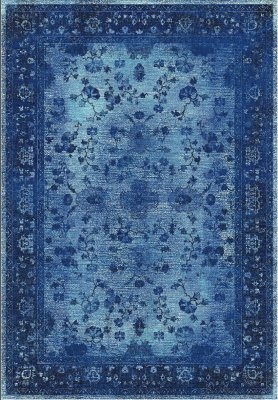 Wiltonmatta 'Gombalia' 80x150cm - Blauw