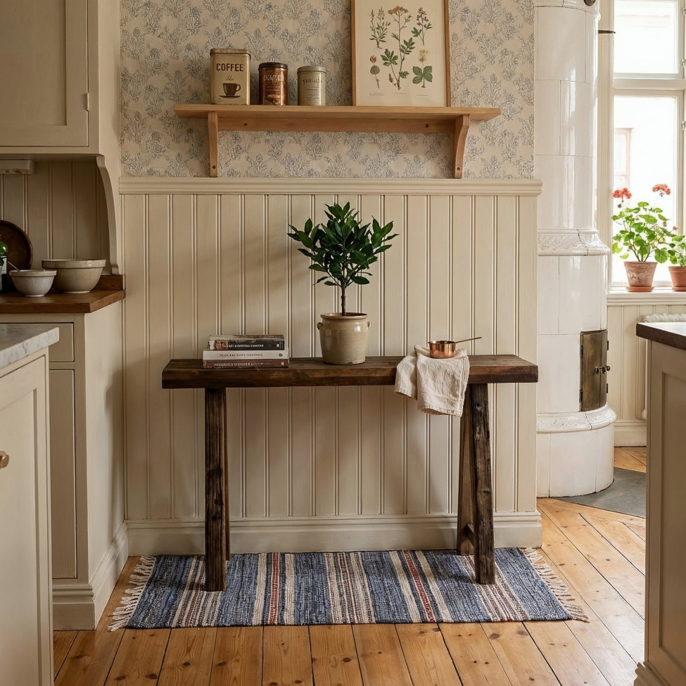 Salontafel 'Birka' 100 cm - Vintage