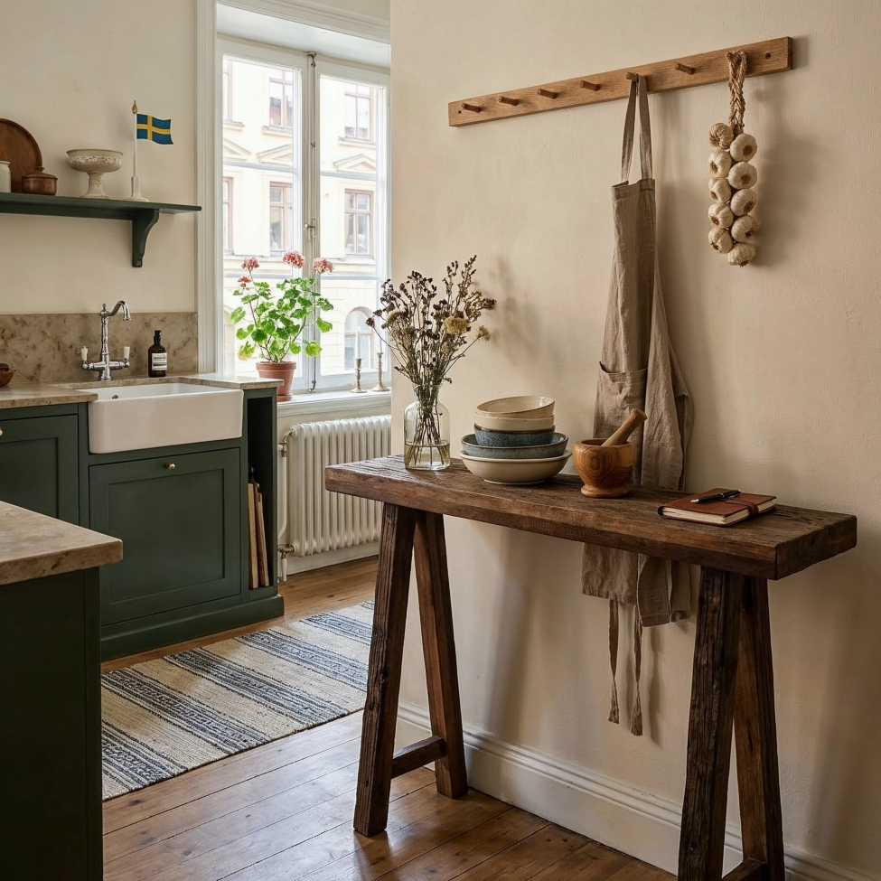 Salontafel 'Birka' 100 cm - Vintage