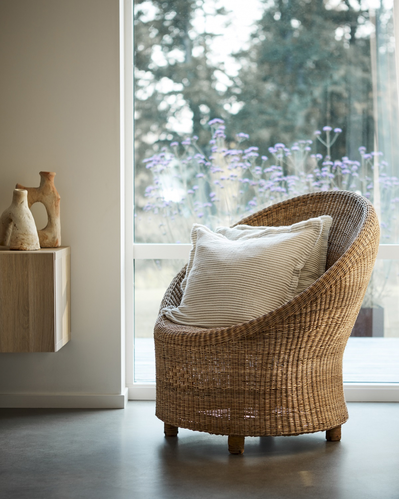 Fauteuil 'Tribe' - Natuurlijk