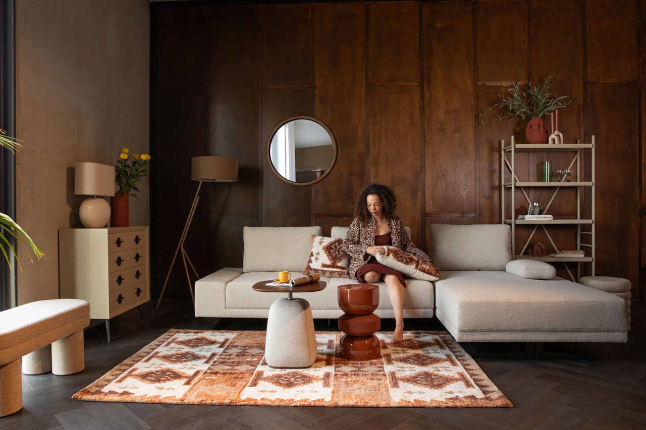 Vloerlamp 'Murphy' - Beige