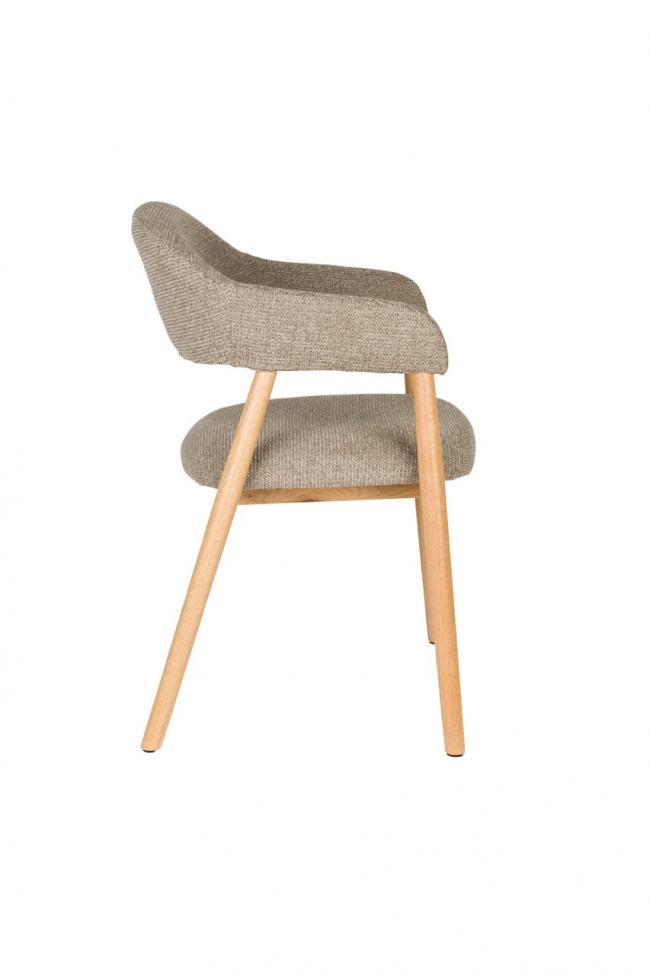 Stoel 'Indy' - Bruin/Zwart