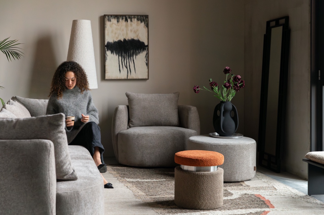 Fauteuil 'Rocca' - Bruin