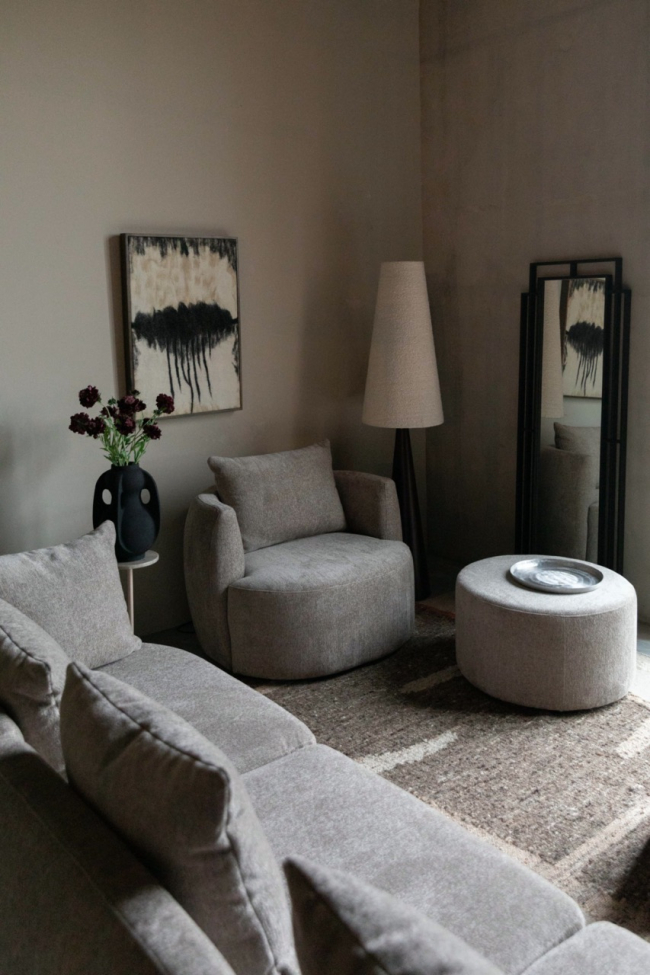 Fauteuil 'Rocca' - Bruin