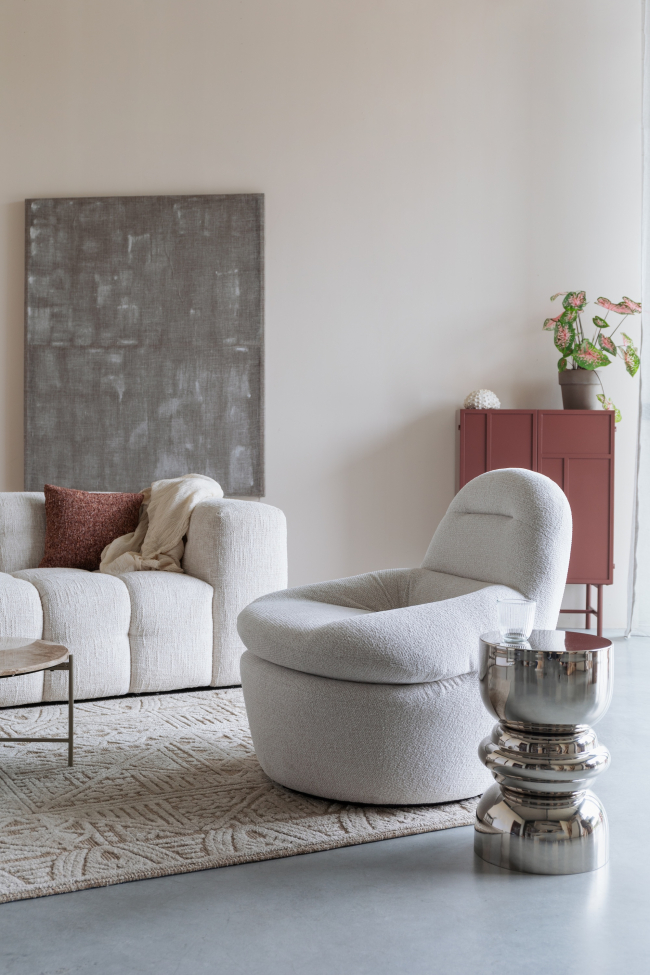 Fauteuil ‘Velvoro’ - Lichtbeige