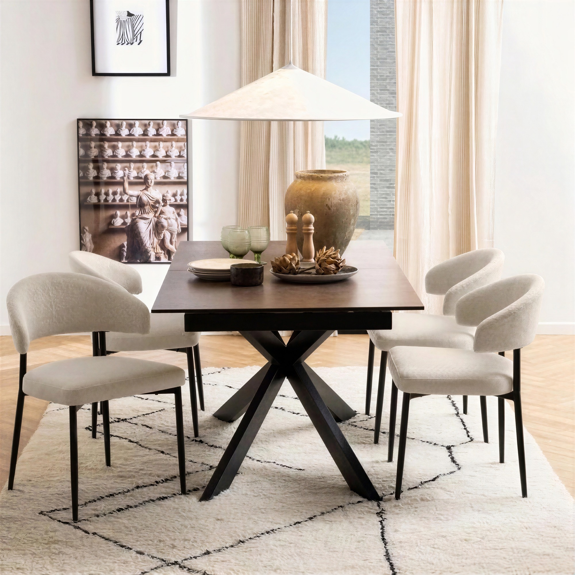 Stoel 'Järbo' - Beige