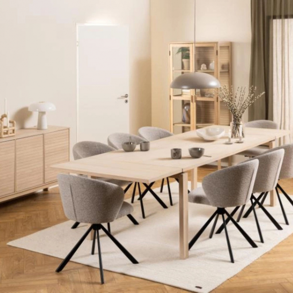 Eettafel 'Hudiksvall' 200cm- Natuur