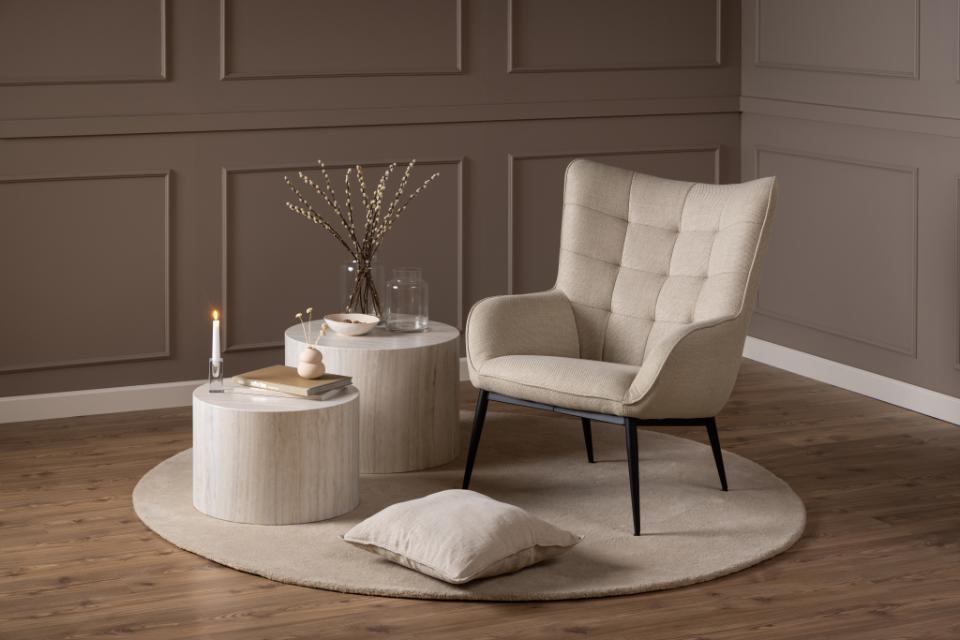 Salontafel 'Strömstad' - Beige