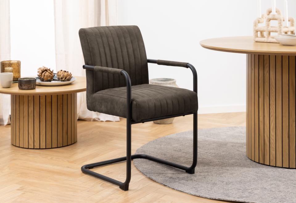 Stoel 'Arbrå' - Donkerbruin