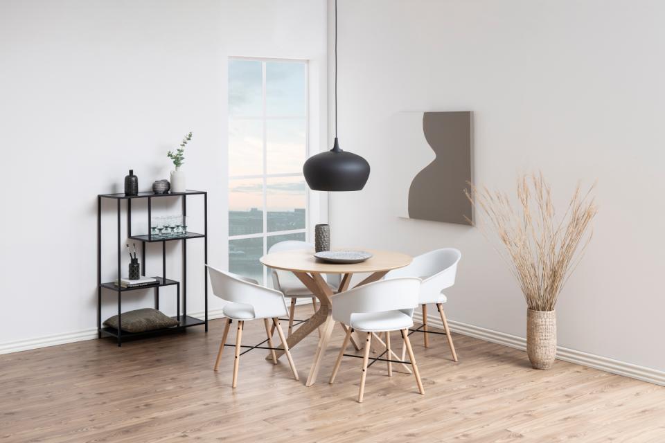 Eettafel 'Kotor' Rond 105cm - Natuurlijk