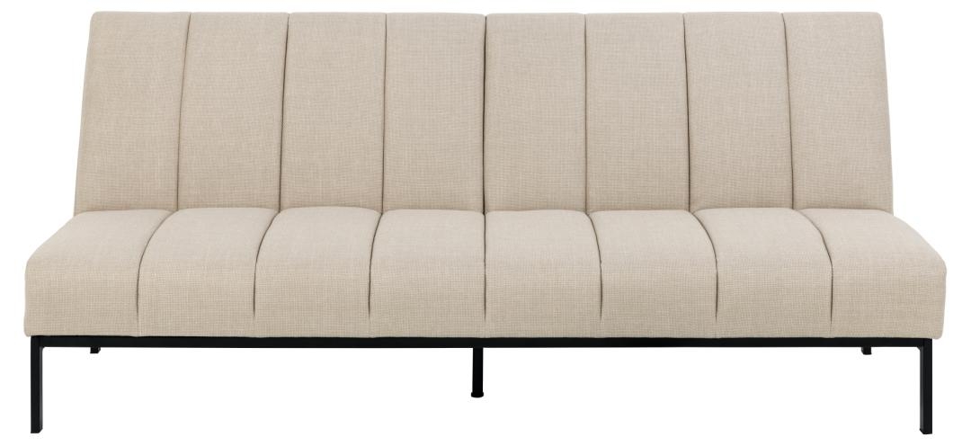 Slaapbank 'Caix' - Beige/Zwart