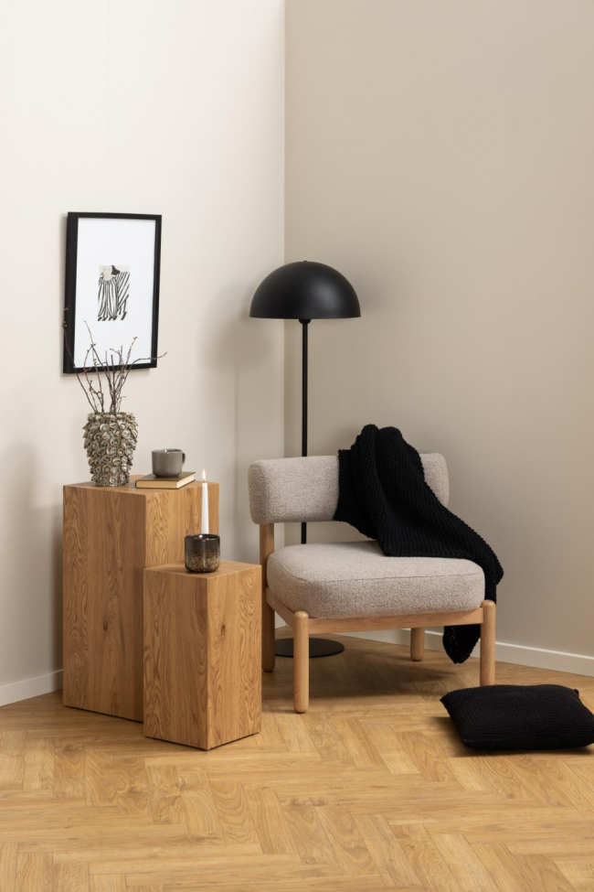 Fauteuil 'Flisby' - Grijs
