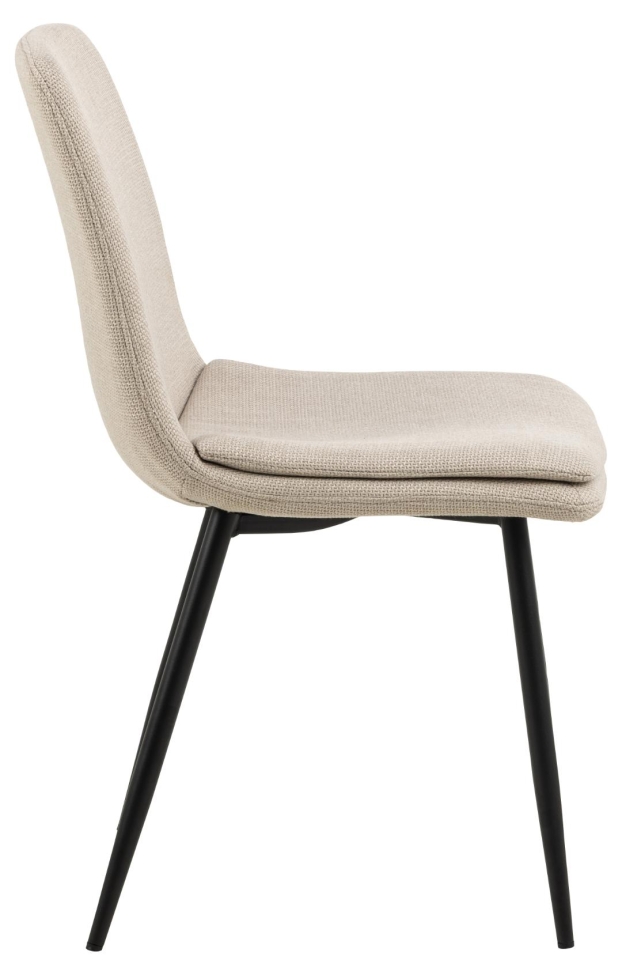 Stoel 'Becca' - Beige/Zwart