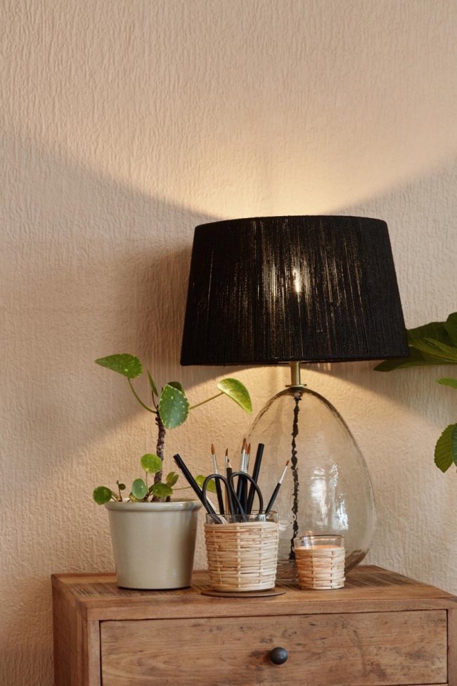 Lamp 'Kairo' - Zwart