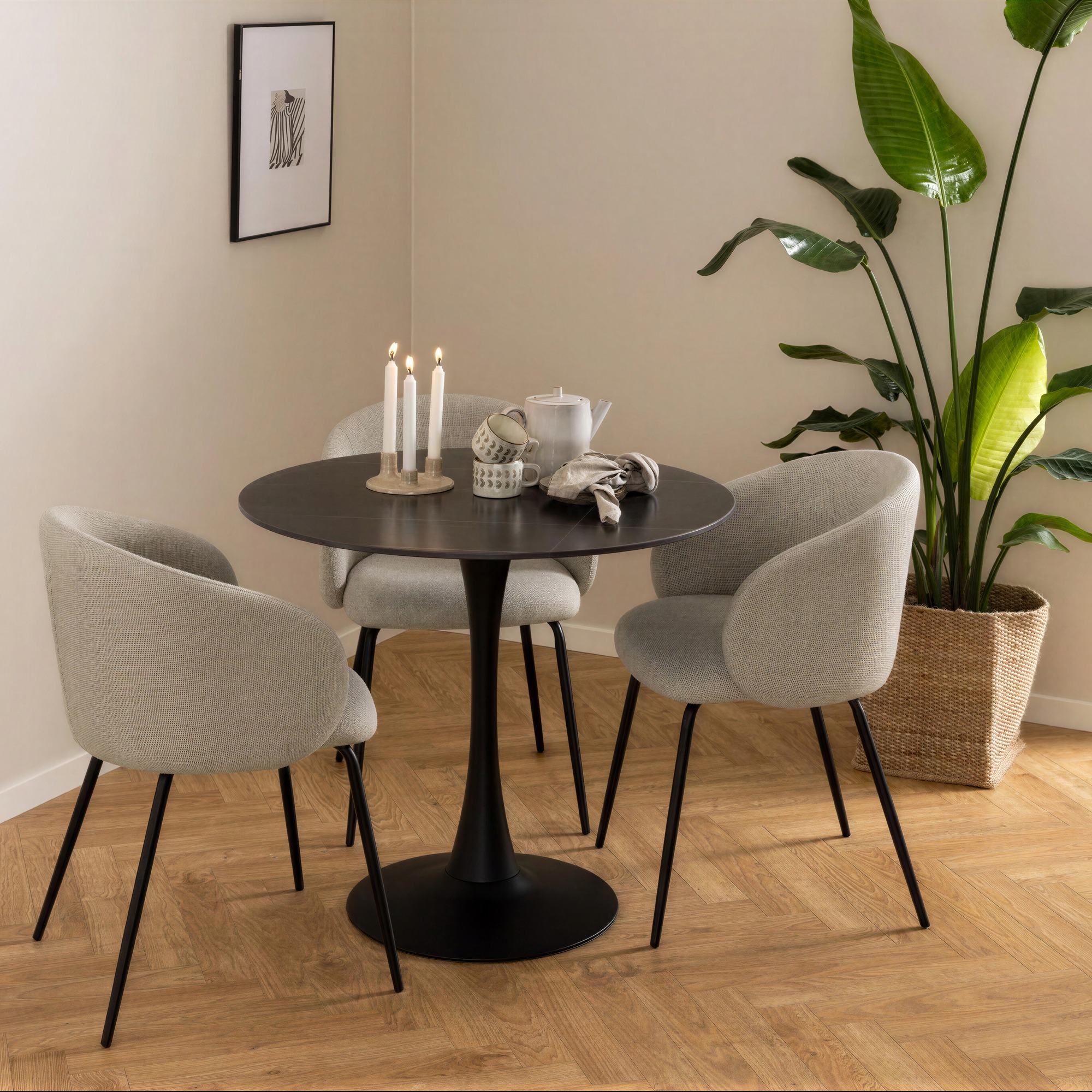 Stoel 'Leksand' - Beige