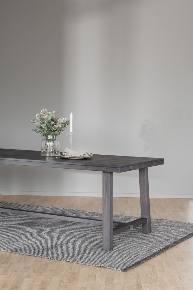 Eettafel 'Brooklyn' 170x95cm - Donkerbruin