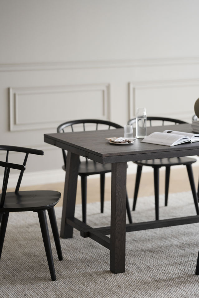 Eettafel 'Brooklyn' 170x95cm - Donkerbruin