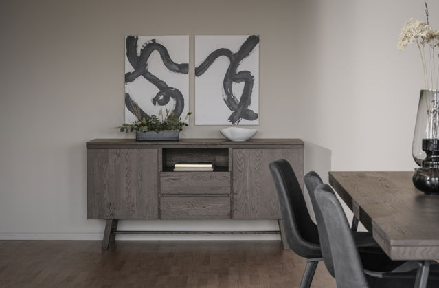 Dressoir 'Brooklyn' 160x45cm - Donkerbruin