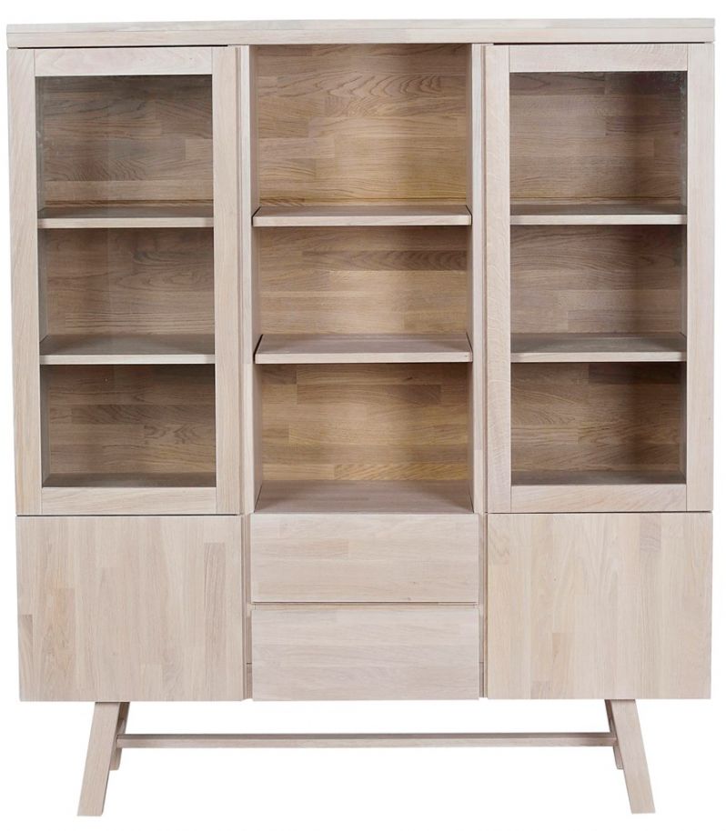 Kast 'Brooklyn' - Witgepigmenteerd/Eiken