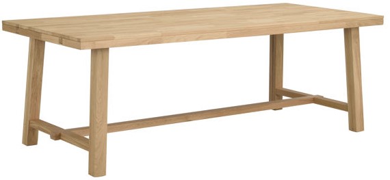 Eettafel 'Brooklyn' 220x95cm - Eiken