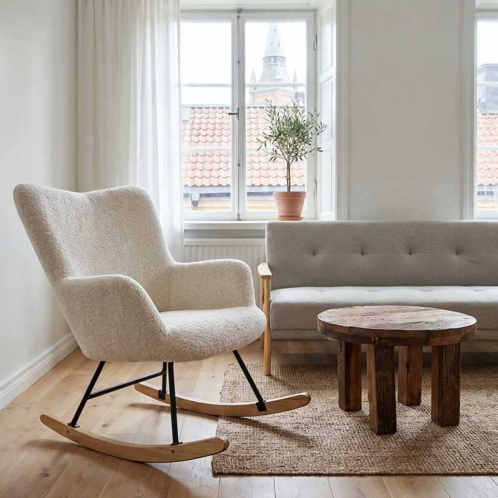 Salontafel 'Birka' 58 x 58 cm - Vintage