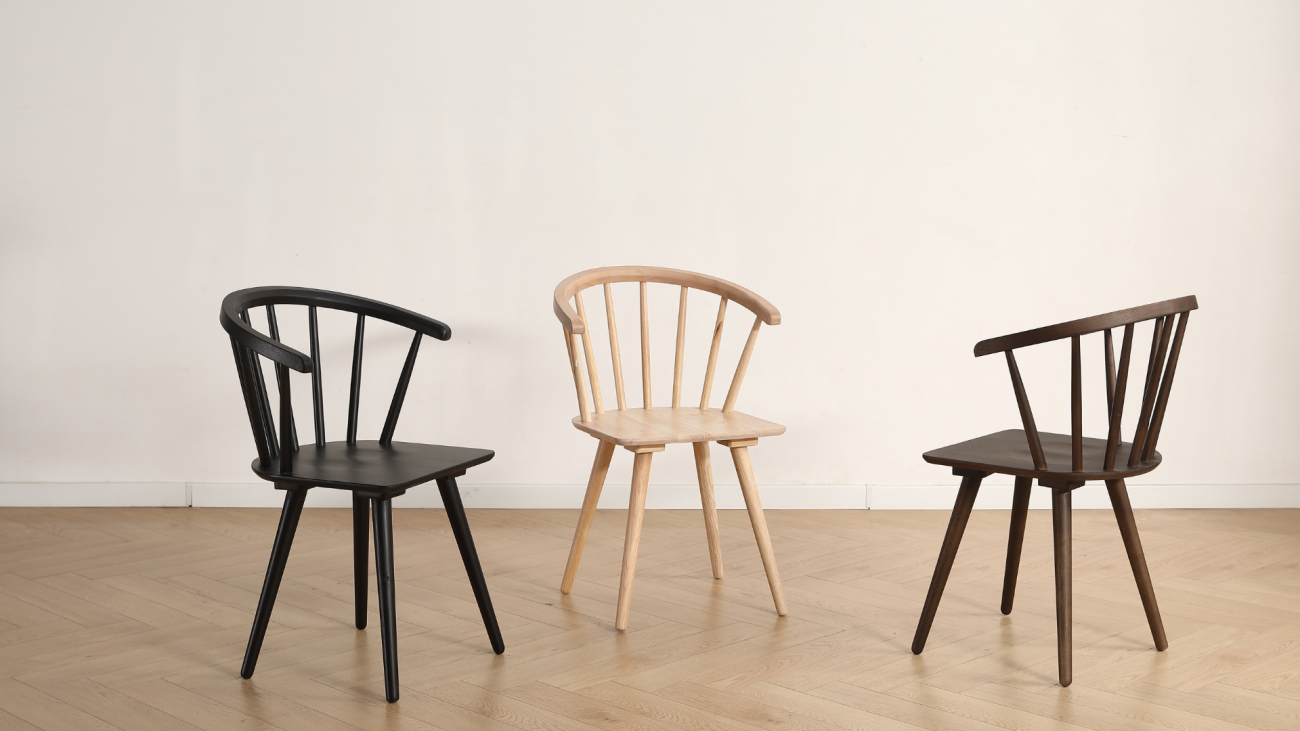 Stoel 'Astrid'- Zwart