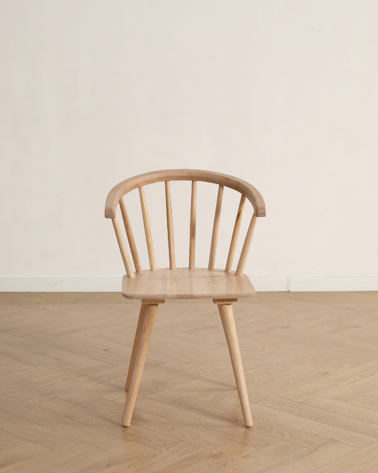 Stoel 'Astrid'- Wit gepigmenteerd