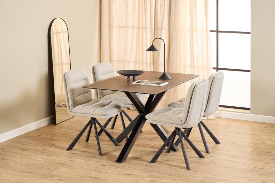 Stoel 'Dean' - Licht Beige