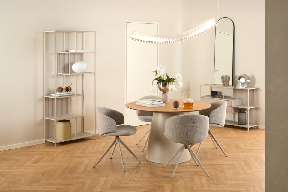 Stoel 'Ella' - Licht Beige