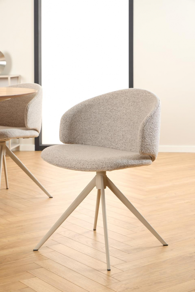 Stoel 'Ella' - Licht Beige