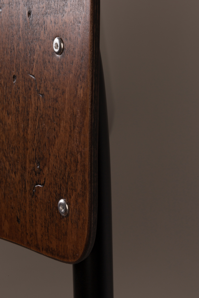 Stoel 'Scuola' - Bruin