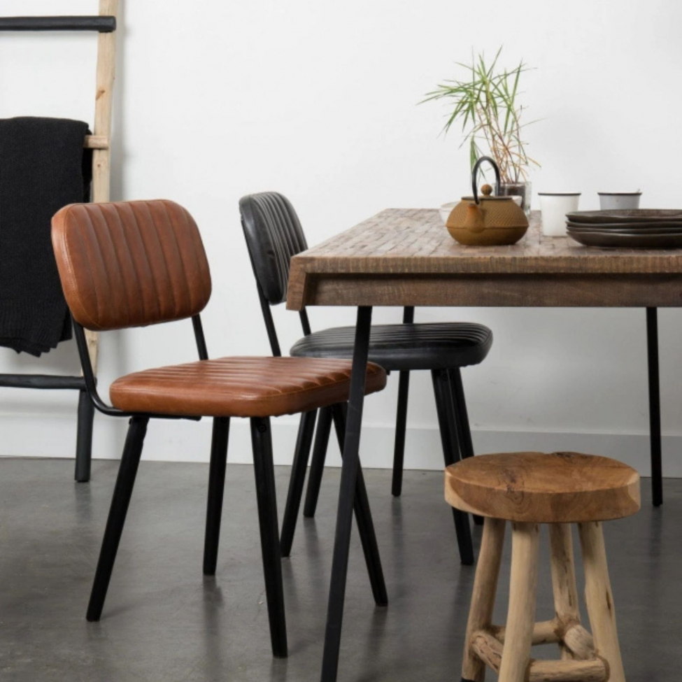 Stoel 'Jake' - Vintage/Bruin