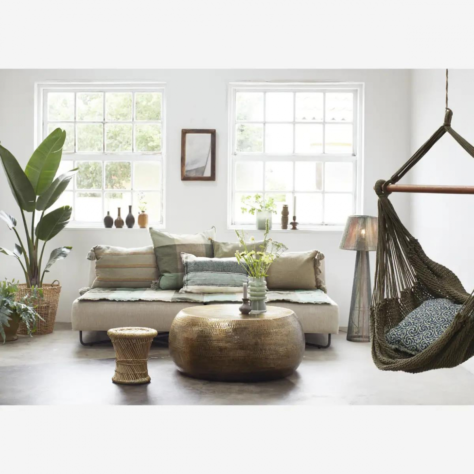 Vloerlamp 'Jute' - Groen