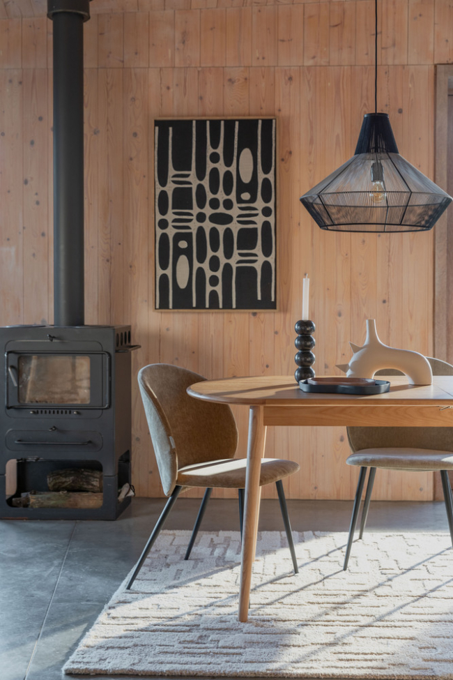Stoel 'Cozy' - Geel
