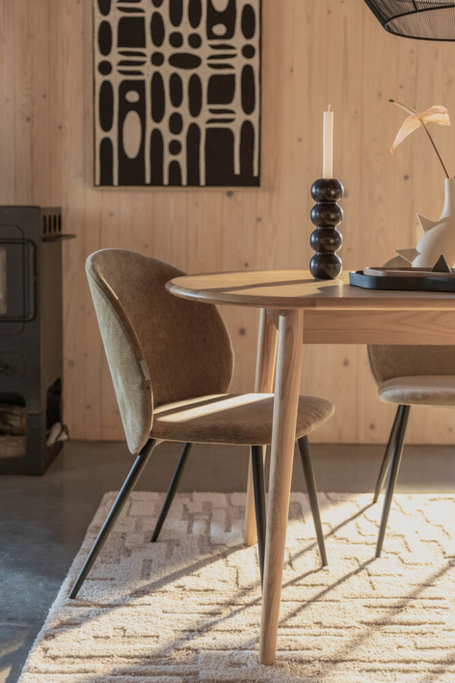 Stoel 'Cozy' - Geel
