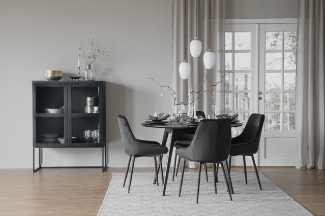 Stoel 'Sierra' - Zwart Velvet