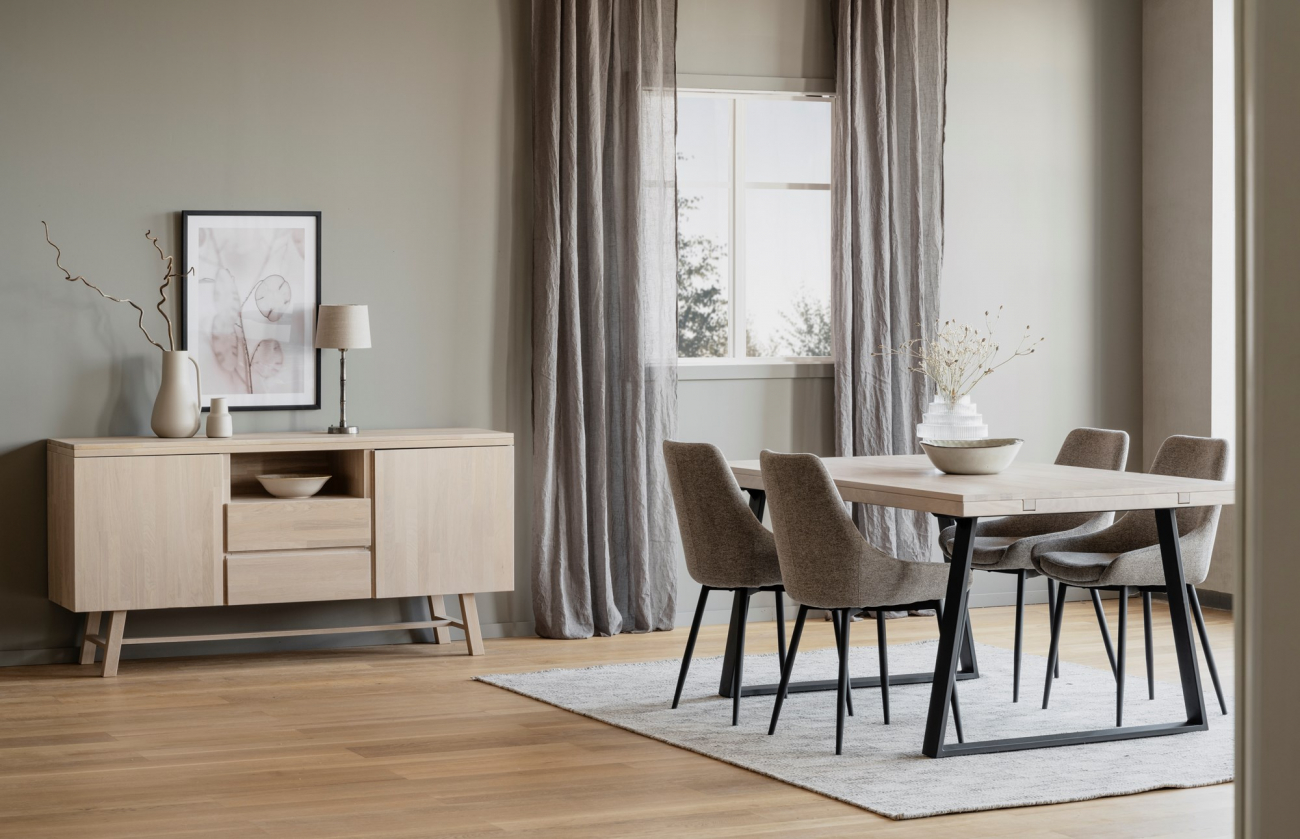 Stoel 'Sierra' - Beige/Zwart