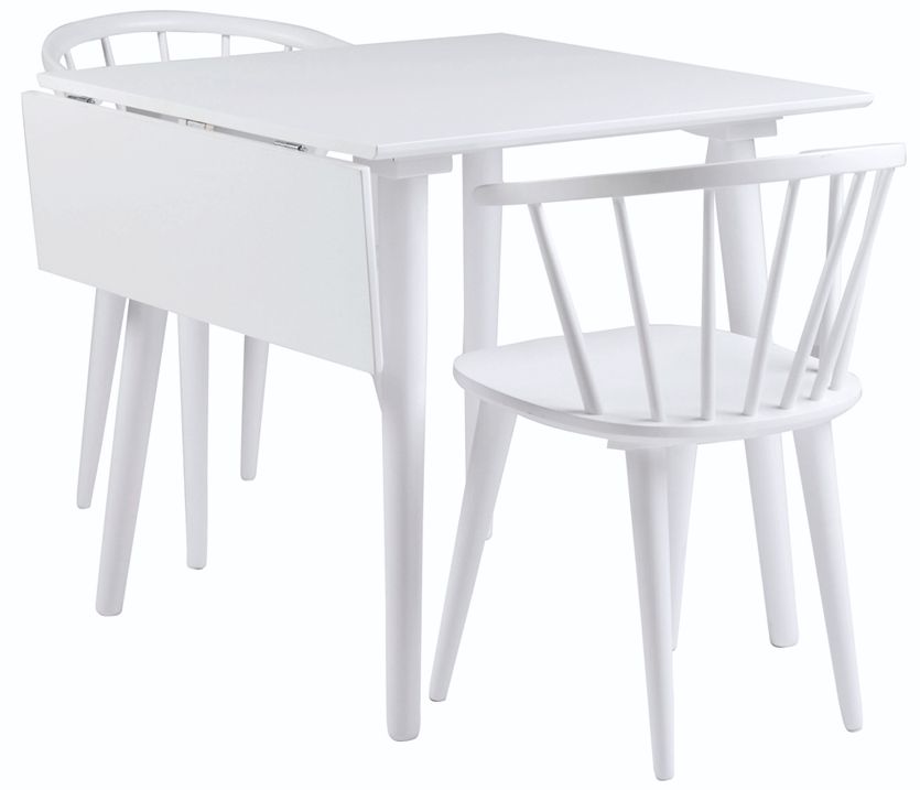 Eettafel 'Lotta' 80x80cm - Wit
