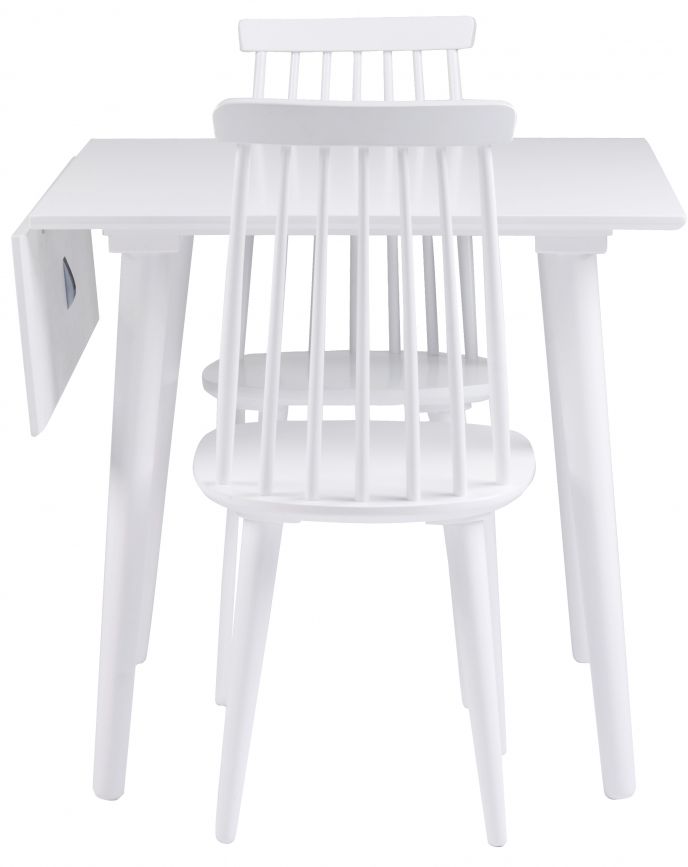 Eettafel 'Lotta' 80x80cm - Wit