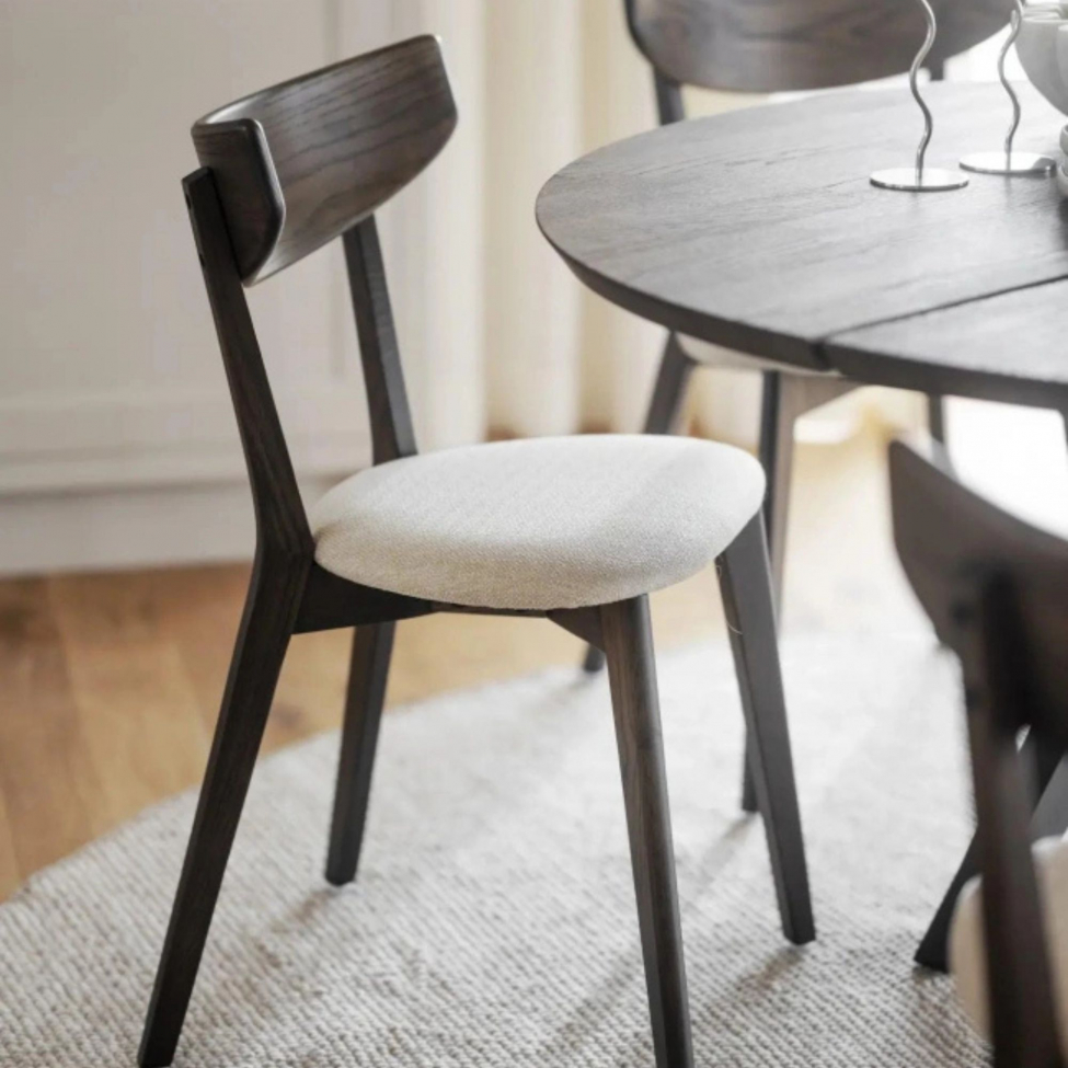 Stoel 'Ami' - Bruin/ Beige