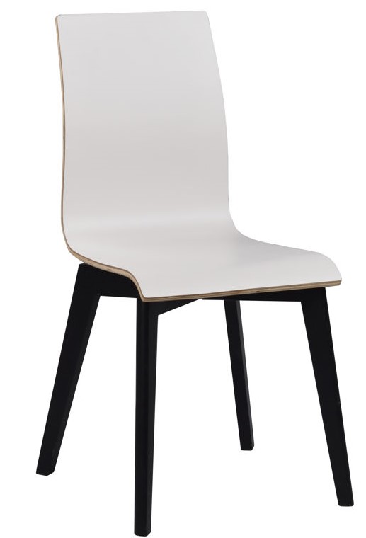 Stoel 'Gracy' - Wit/ Zwart