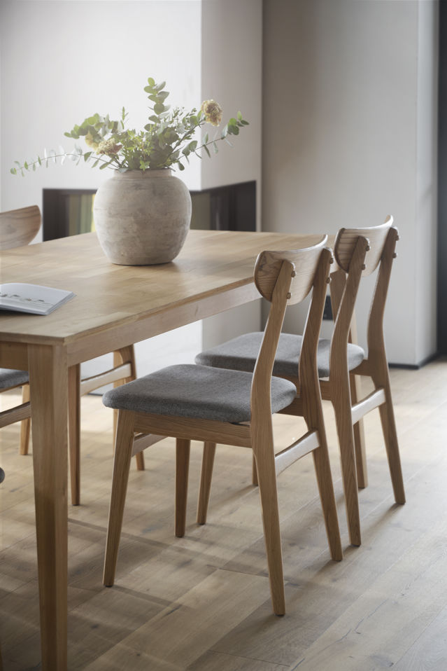 Eettafel 'Filippa' 180x90cm - Eiken