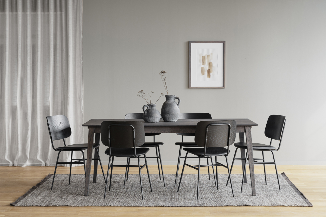 Eettafel 'Filippa' 180x90cm - Bruin